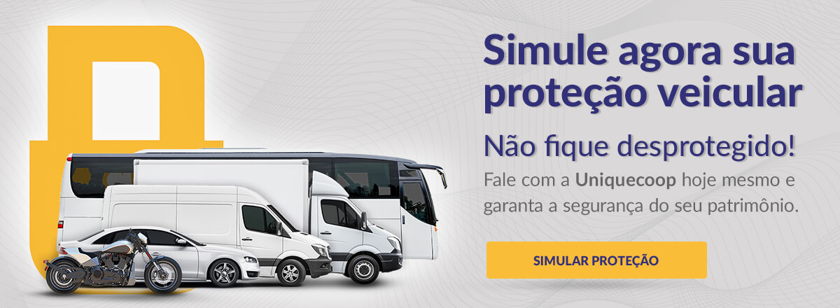 Banner para simular proteção veicular